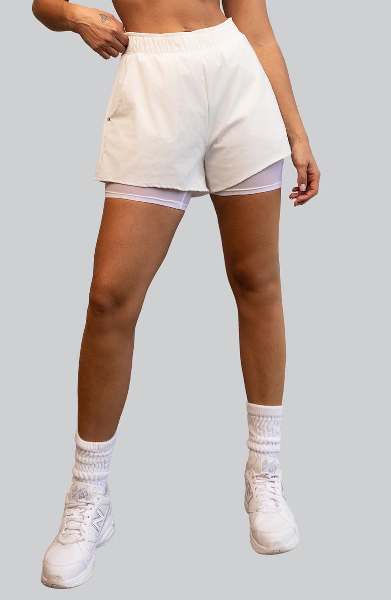 Heroine Sport Vera Shorts, Main, color, White