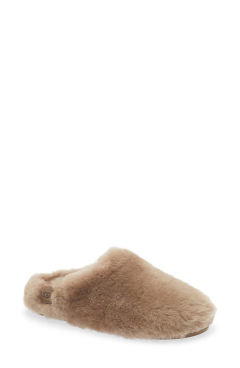 Elea Fluffed Genuine Shearling Slip-On