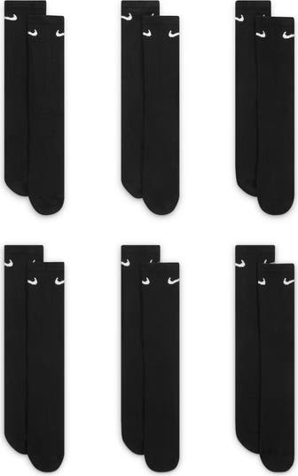 Kids' 6-Pack Everyday Cushioned Training Crew Socks