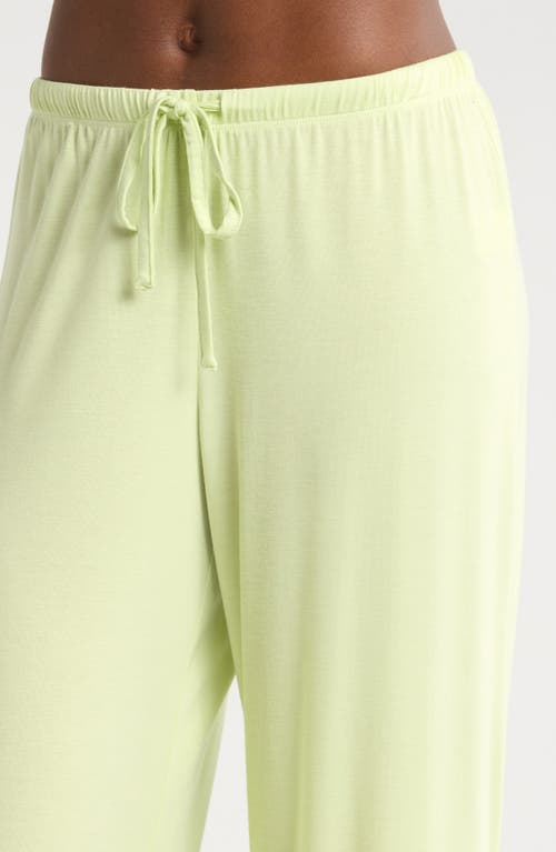 Nordstrom Moonlight Eco Crop Pajamas In Green