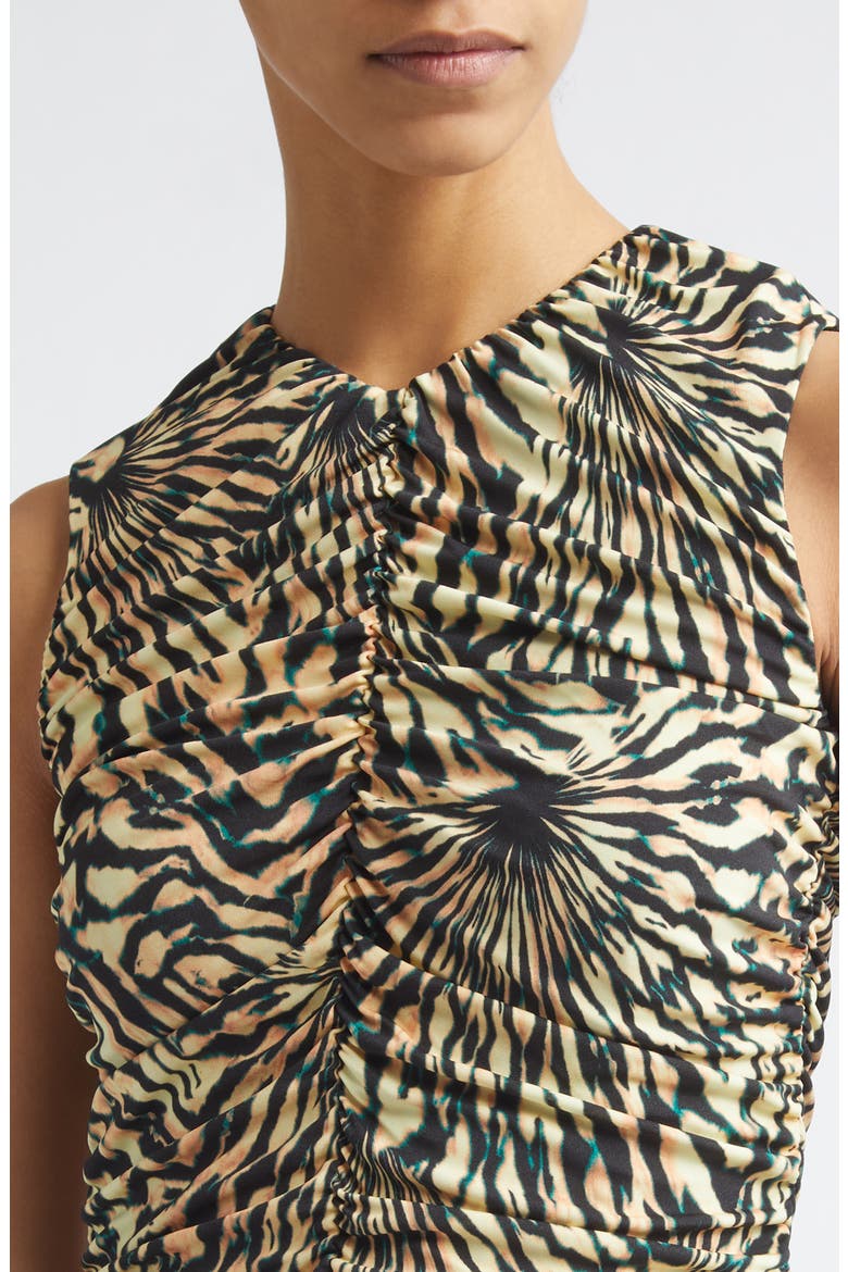 Annie Print Jersey Top, Alternate, color, CELESTITE