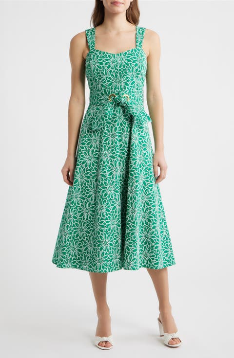 Floral Print Midi Dress