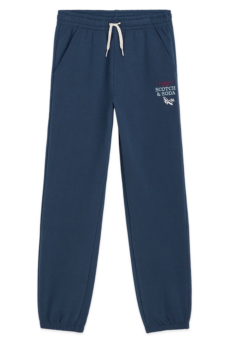 Kids' Fleece Joggers, Main, color, SKY CAPTAIN