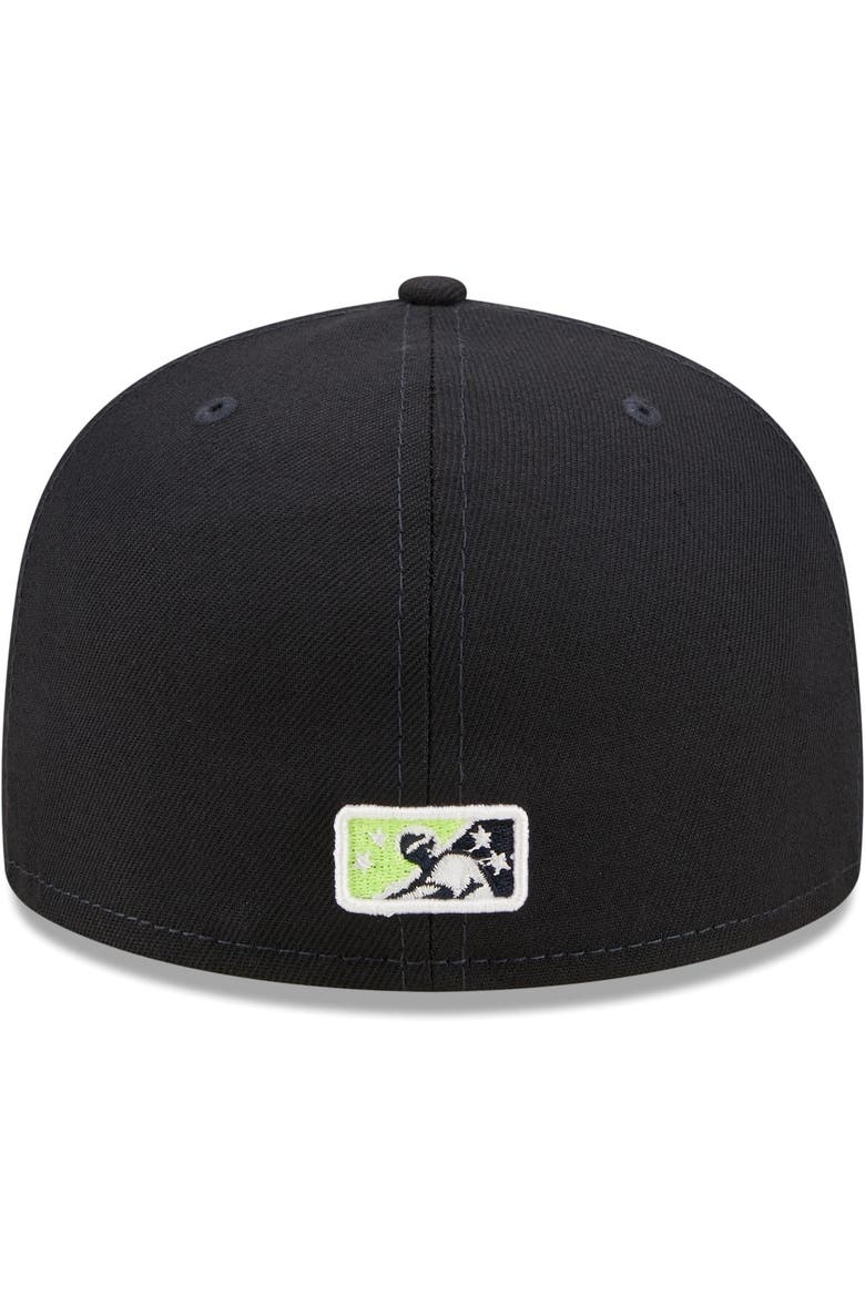 Men's New Era Navy Columbia Fireflies Authentic Collection Team Alternate 59FIFTY Fitted Hat, Alternate, color, Navy