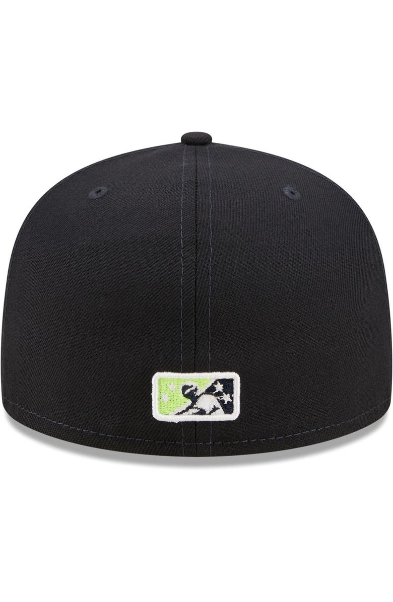 New Era Men's New Era Navy Columbia Fireflies Authentic Collection Team Alternate 59FIFTY Fitted Hat, Alternate, color, Navy