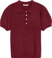 Marine Layer Sophie Pointelle Polo Sweater