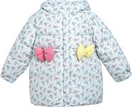 Mimi Tutu Floral Bow Hooded Coat