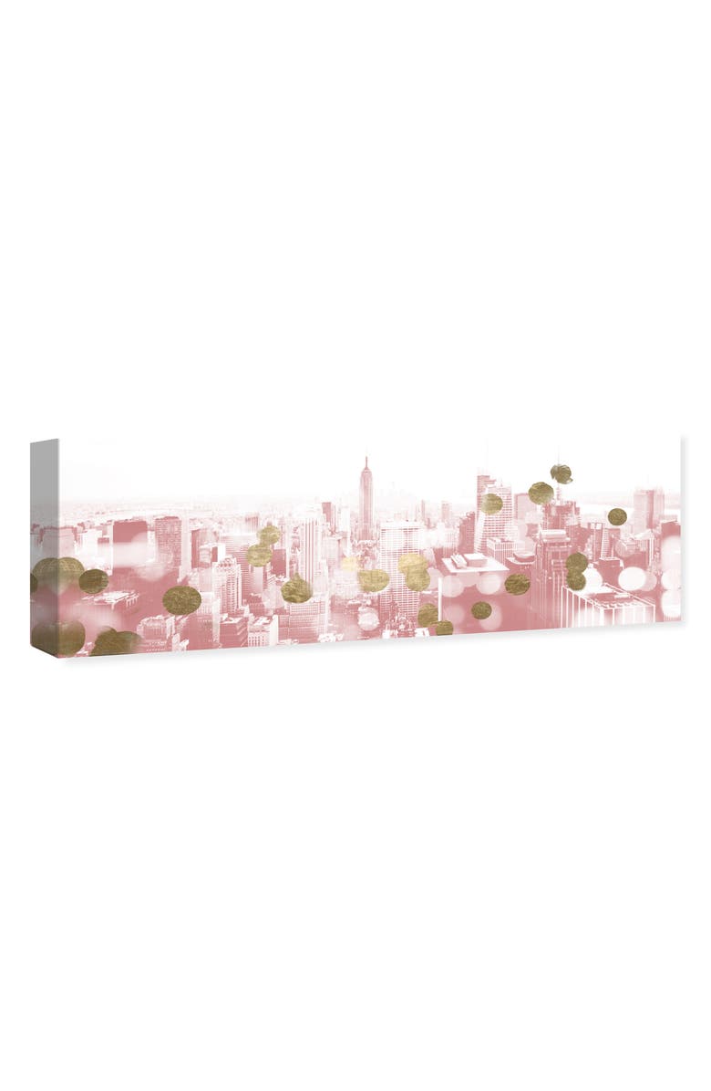 Oliver Gal Blushing New York City Canvas Wall Art, Alternate, color, 