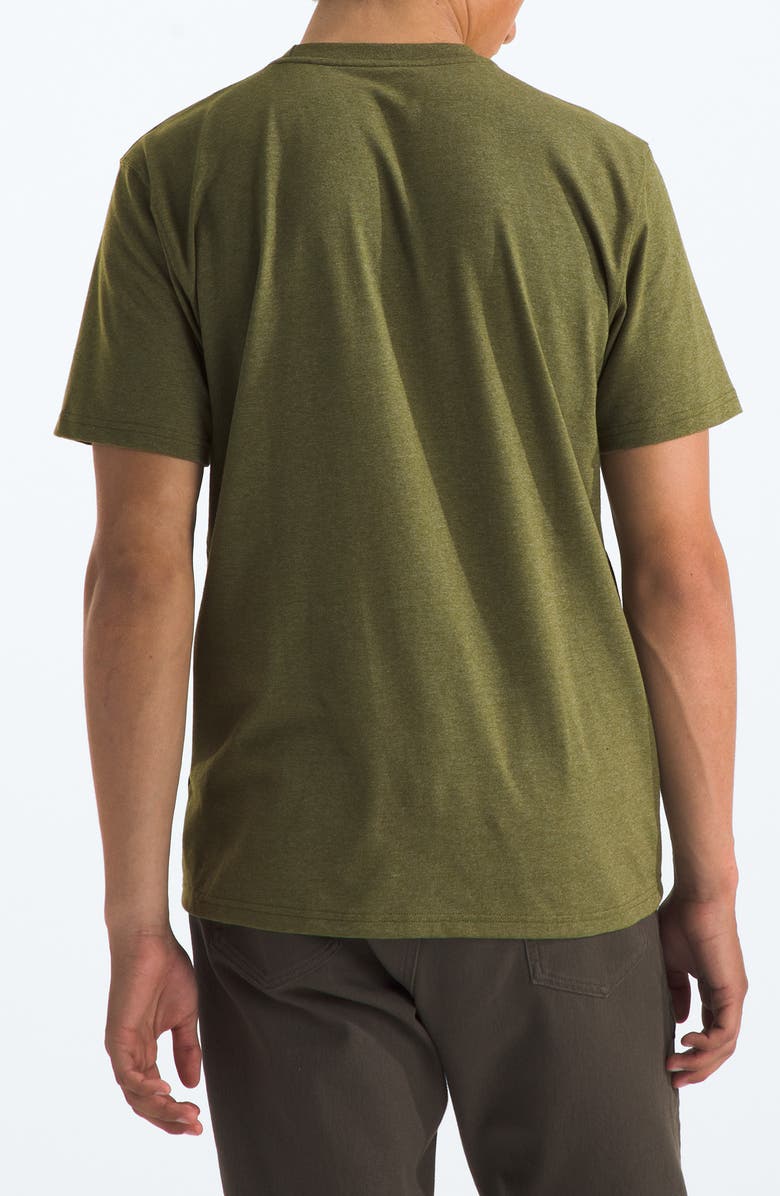 The North Face Heritage Patch Heathered T-Shirt, Alternate, color, 