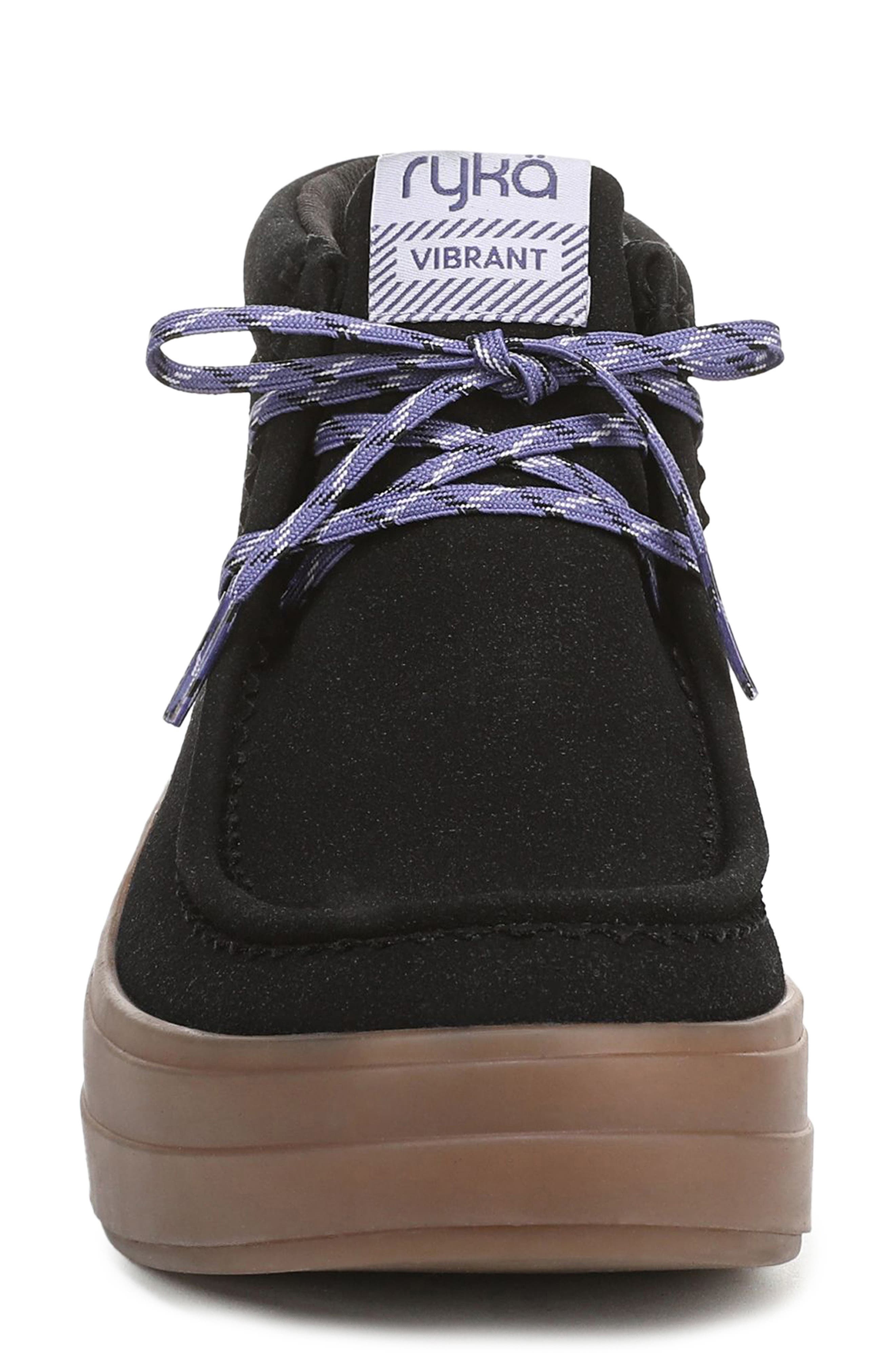 Rykä Vibrant Wedge Chukka Boot, Alternate, color, Black