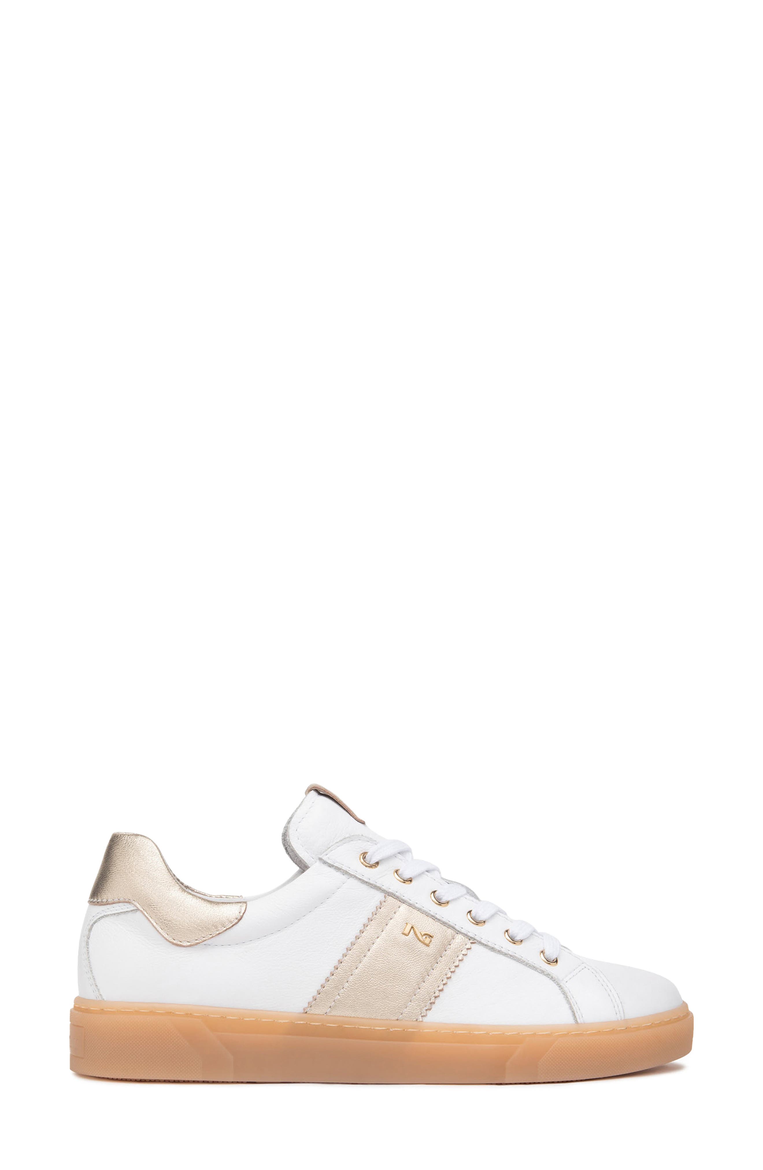 NeroGiardini Low Top Sneaker, Alternate, color, White