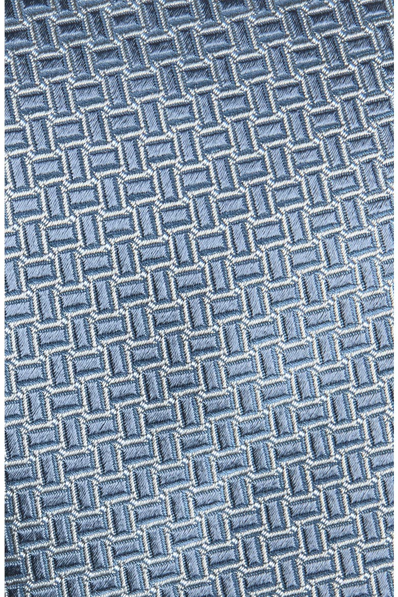 Geometric Silk Tie, Alternate, color, LIGHT BLUE