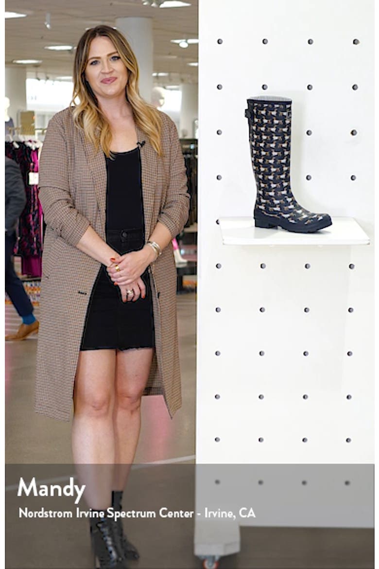 'Welly' Print Rain Boot video