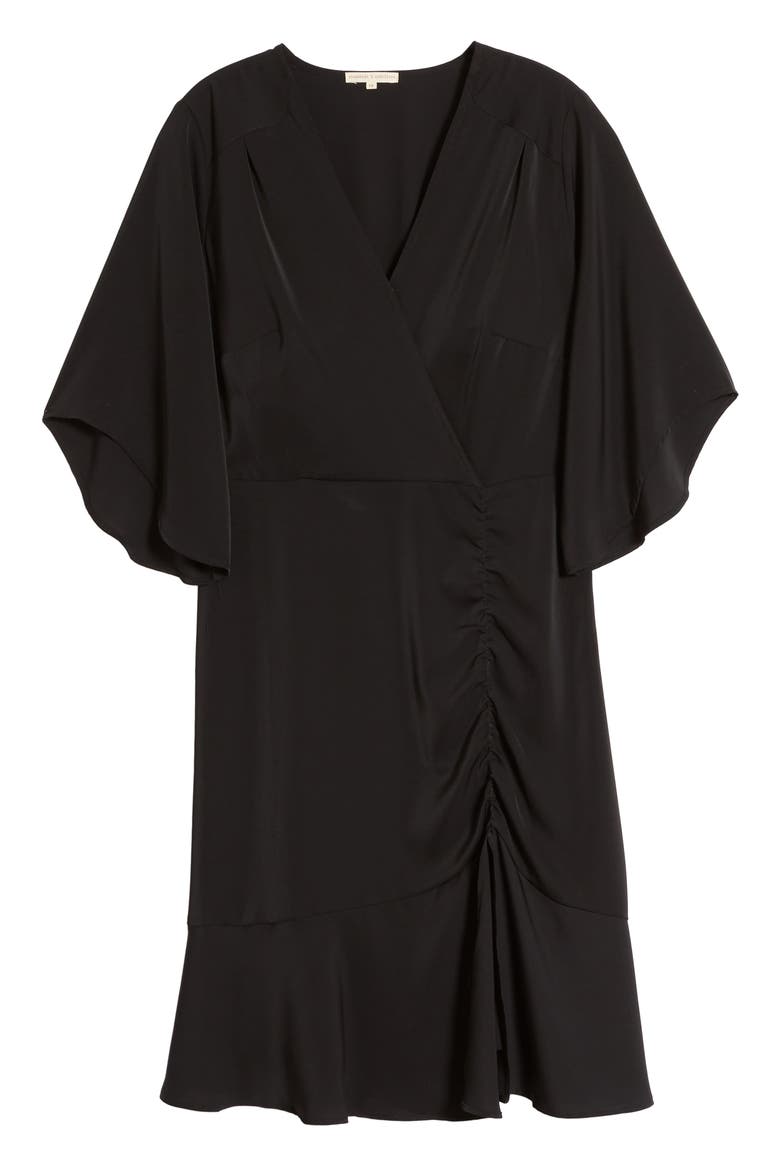 Wrap Dress, Alternate, color, BLACK