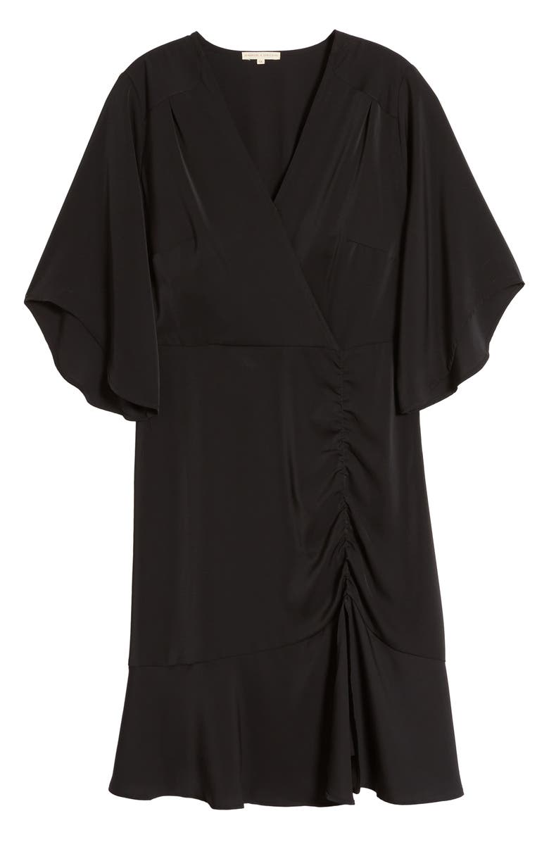 Standards & Practices Wrap Dress, Alternate, color, Black