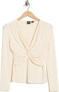 BOSS Eulori Twist Front Long Sleeve Top