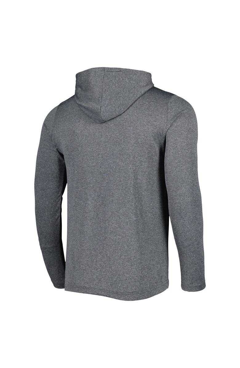 KNIGHTS APPAREL Men's Champion Gray Wisconsin Badgers Hoodie Long Sleeve T-Shirt, Alternate, color, Gray