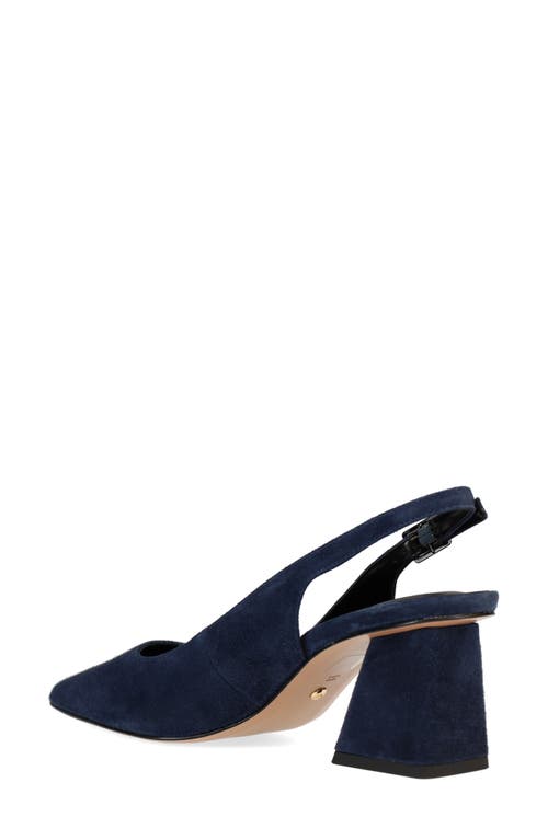 Pelle Moda Florin Slingback Pointed Toe Pump In Blue