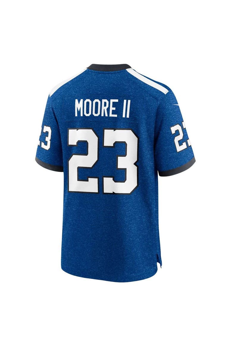 Men's Nike Kenny Moore II Royal Indianapolis Colts Indiana Nights Alternate Game Jersey, Alternate, color, Blue