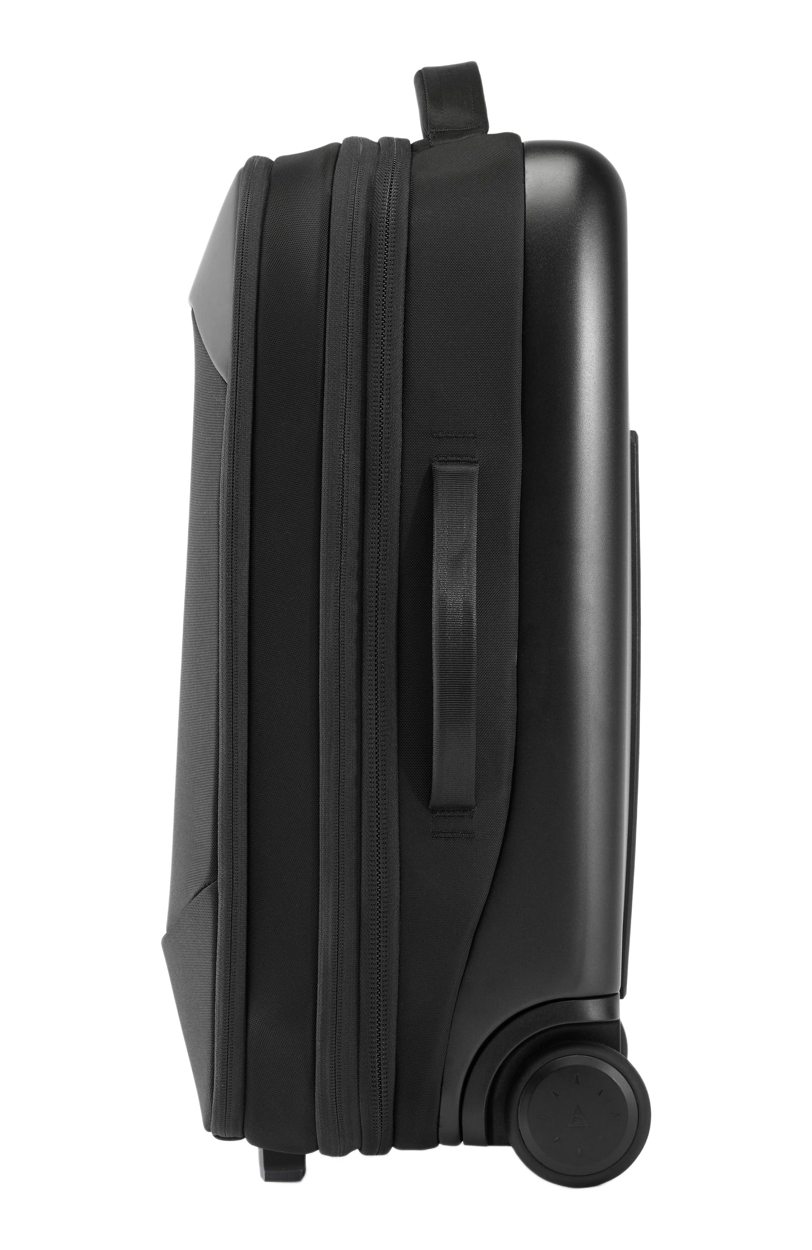 NOMATIC Carry-On 37L w/ 8L Built-In Expansion -- Premium  Roller Luggage, Alternate, color, Black