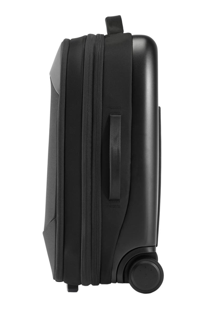Carry-On 37L w/ 8L Built-In Expansion -- Premium  Roller Luggage, Alternate, color, Black