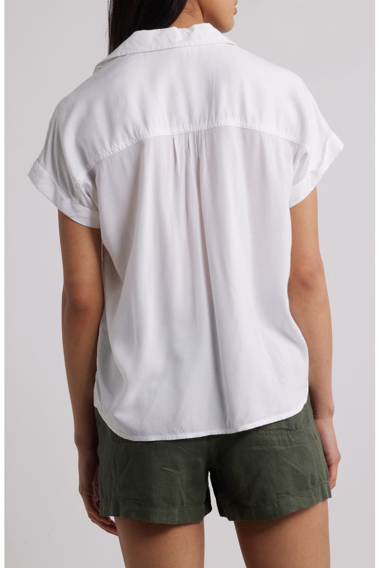 Dara Button-Up Shirt, Alternate, color, WHITE
