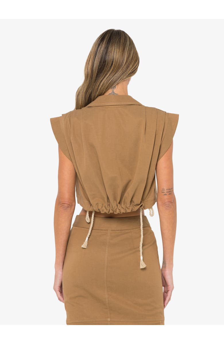JBQ Preen Top, Alternate, color, Caramel