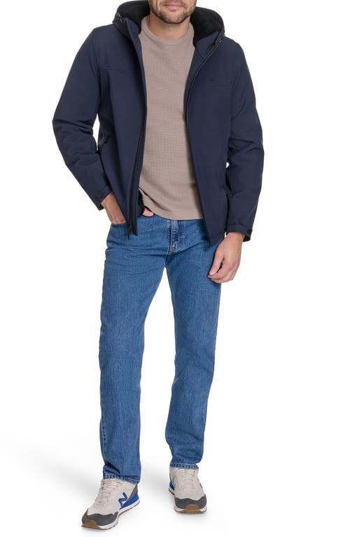 Dockers ® Fleece Lined Soft Shell Jacket In Blue