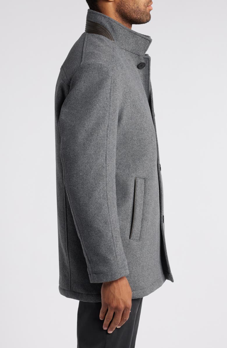 Johnston & Murphy Upton Car Coat with Removable Bib, Alternate, color, 