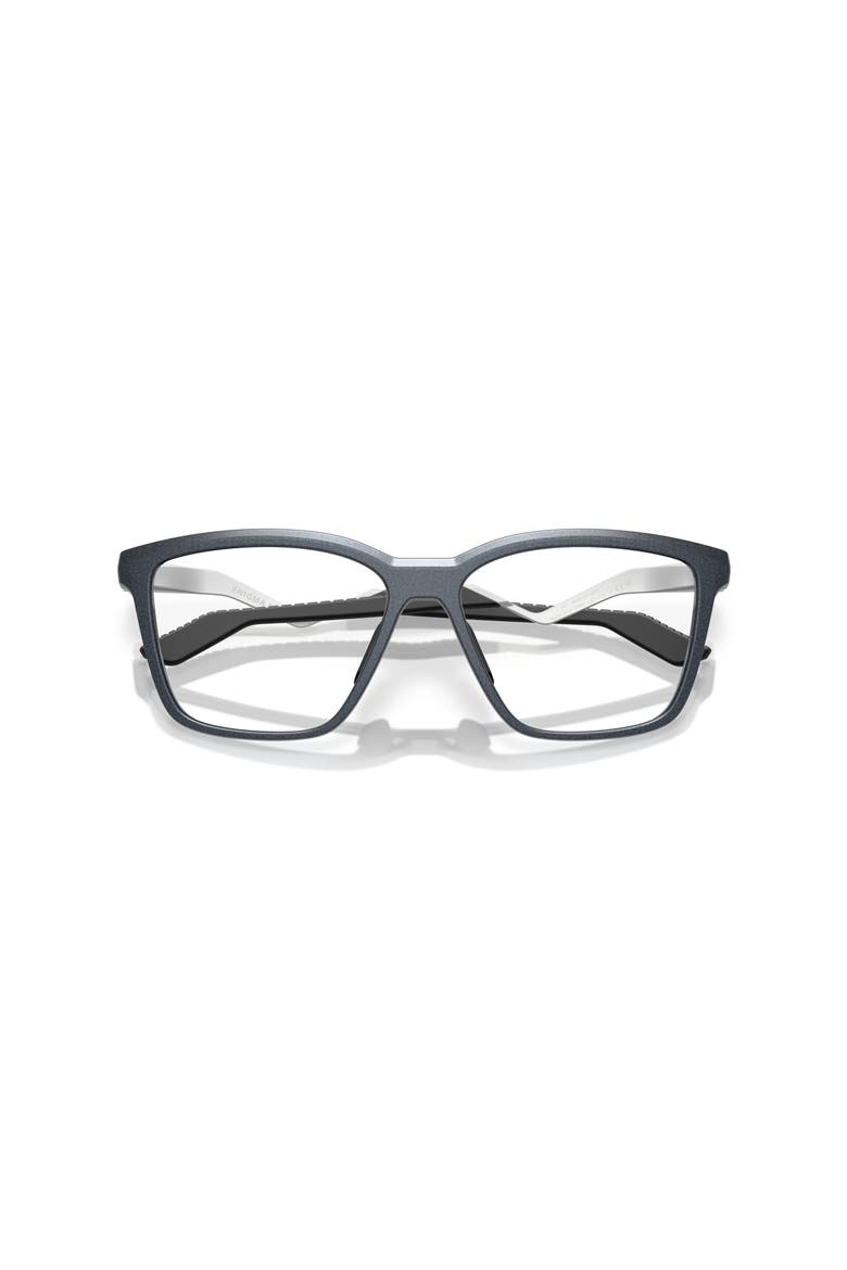 57mm Square optical glasses, Alternate, color, Black/ Silver