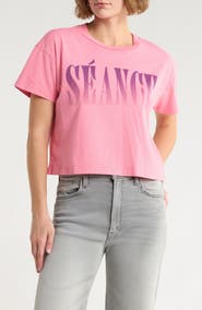 MOTHER The Grab Back Crop T-Shirt