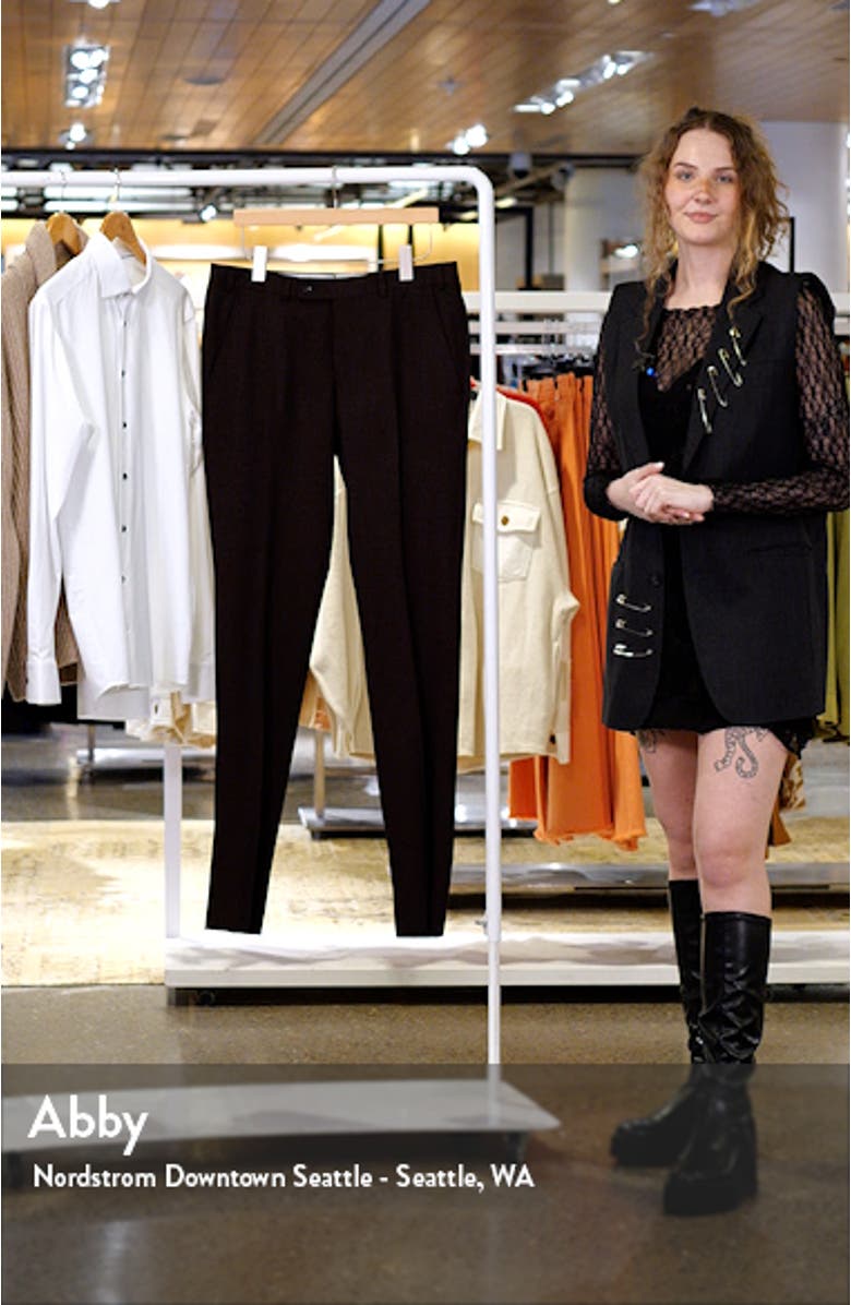 Jerome Flat Front Wool Dress Pants, sales video thumbnail