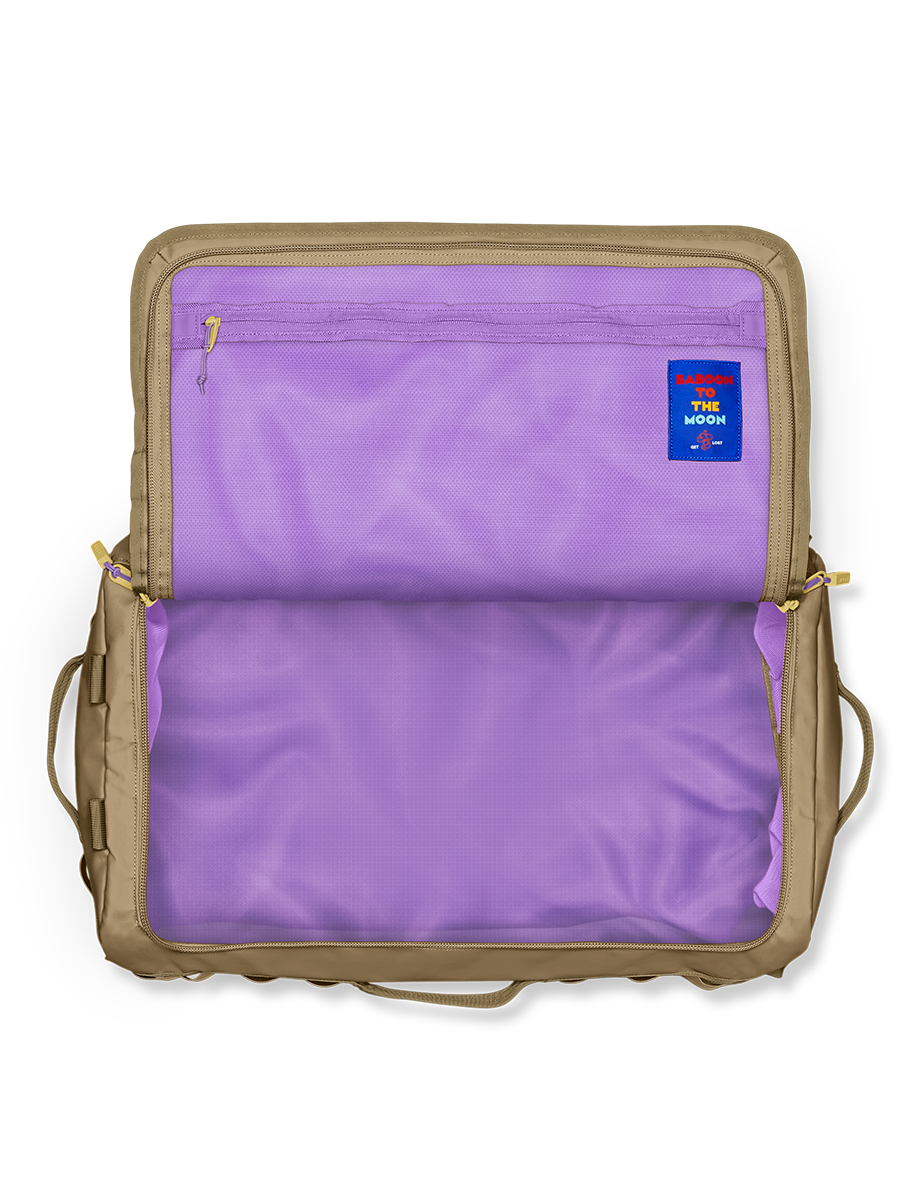 Baboon to the Moon Go-Bag Duffle Big 60L, Alternate, color, Kraft Paper