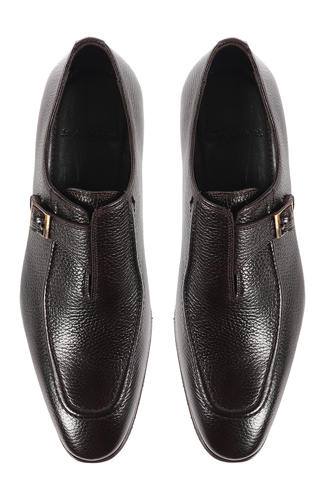 VELLAPAIS Voyage Apron Toe Loafer, Alternate, color, Dark Brown