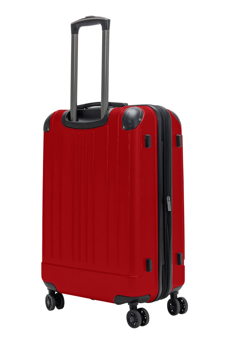 Flying Axis Hardside Spinner Luggage, Alternate, color, CHERRY RED