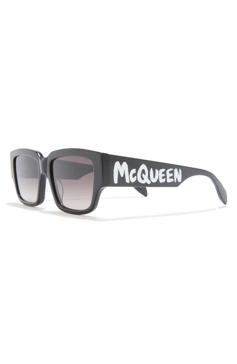 McQueen 56mm Square Sunglasses, Alternate, color, 