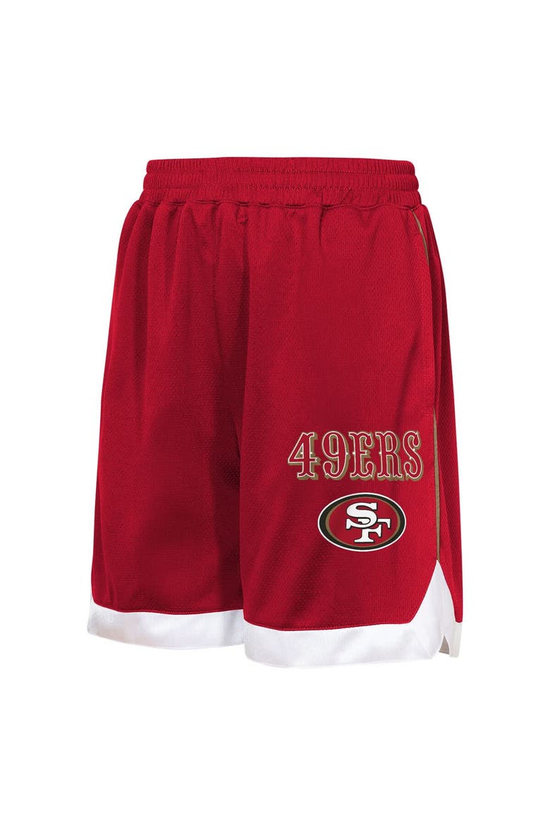 Youth Outerstuff  Scarlet San Francisco 49ers All Star Mesh Shorts, Alternate, color, Scarlet