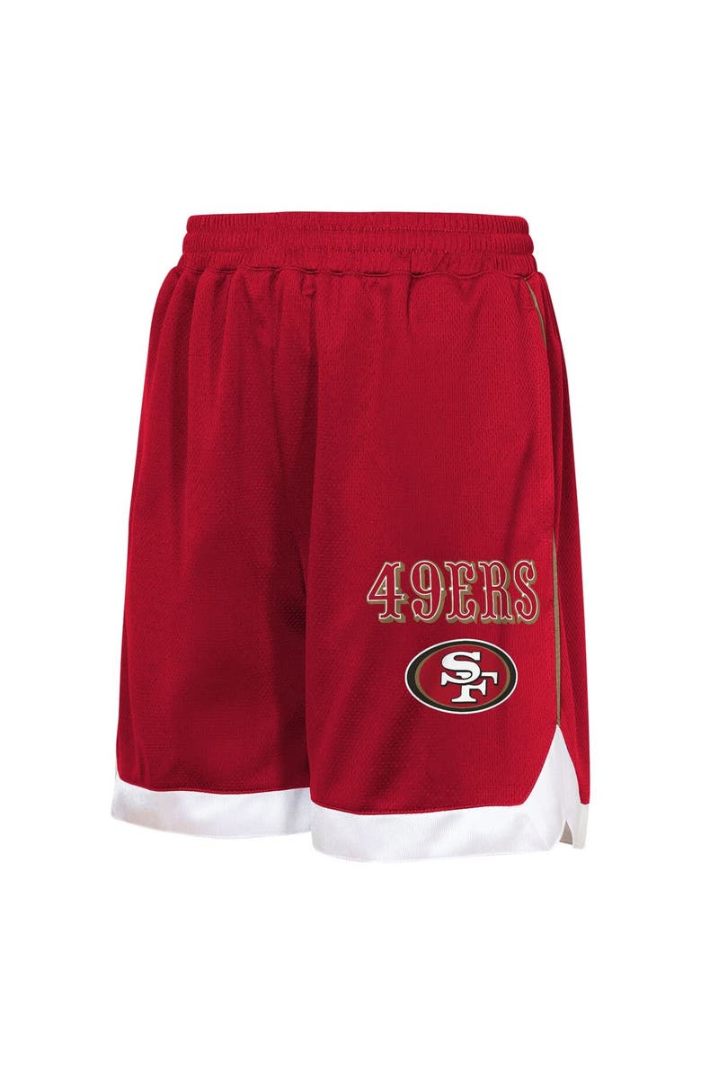 Outerstuff Youth Outerstuff Scarlet San Francisco 49ers All Star Mesh Shorts, Alternate, color, Scarlet