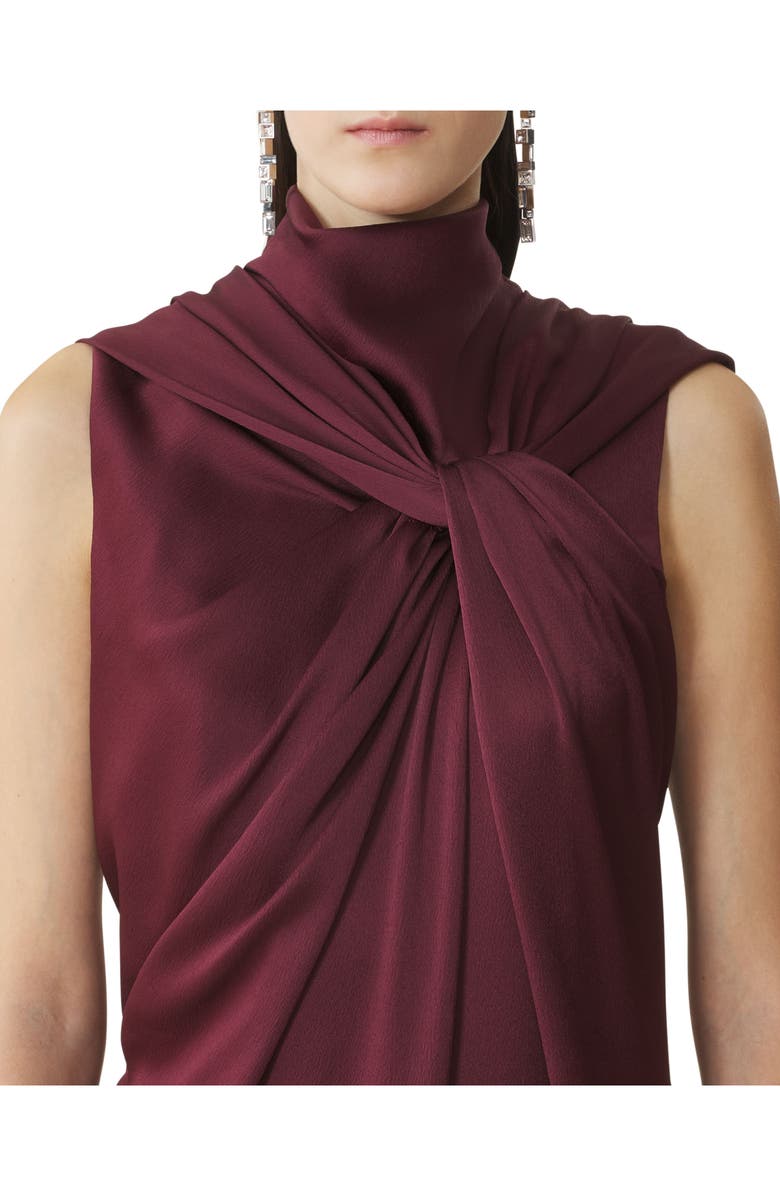 Lanvin Long Jumpsuit In Satin, Alternate, color, Bacchus