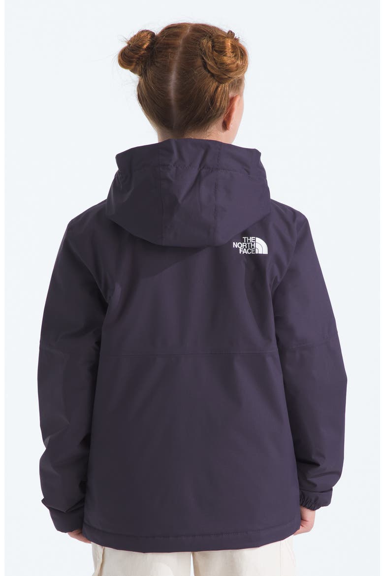 Kids' Antora Hooded Waterproof Rain Jacket, Alternate, color, ENDLESS DUSK