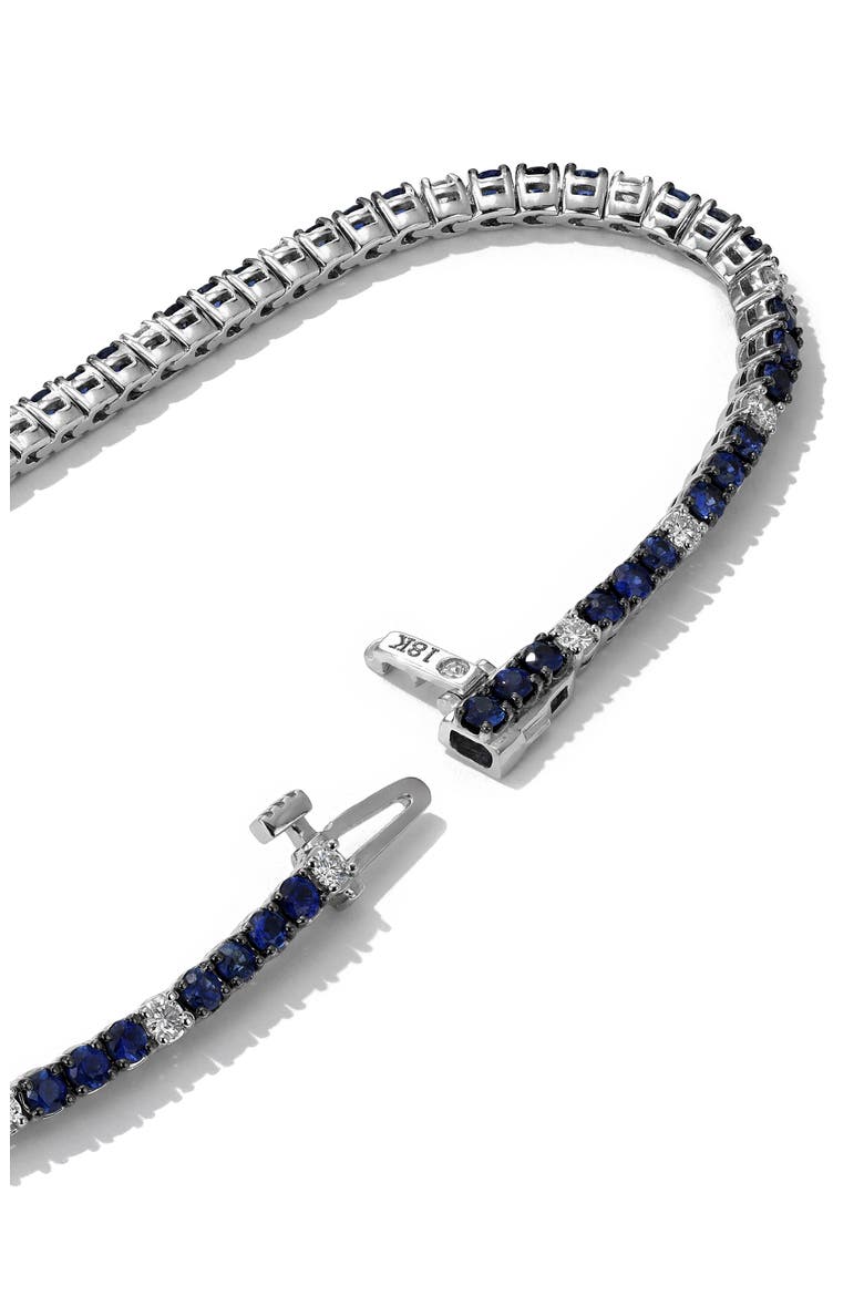 Sapphire & Diamond Tennis Bracelet, Alternate, color, SAPPHIRE