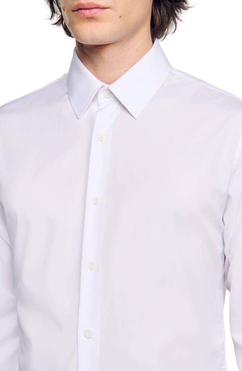 SANDRO Plain shirt, Alternate, color,