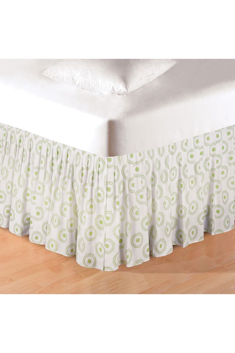 Lilly Bed Skirt, Alternate, color, Green