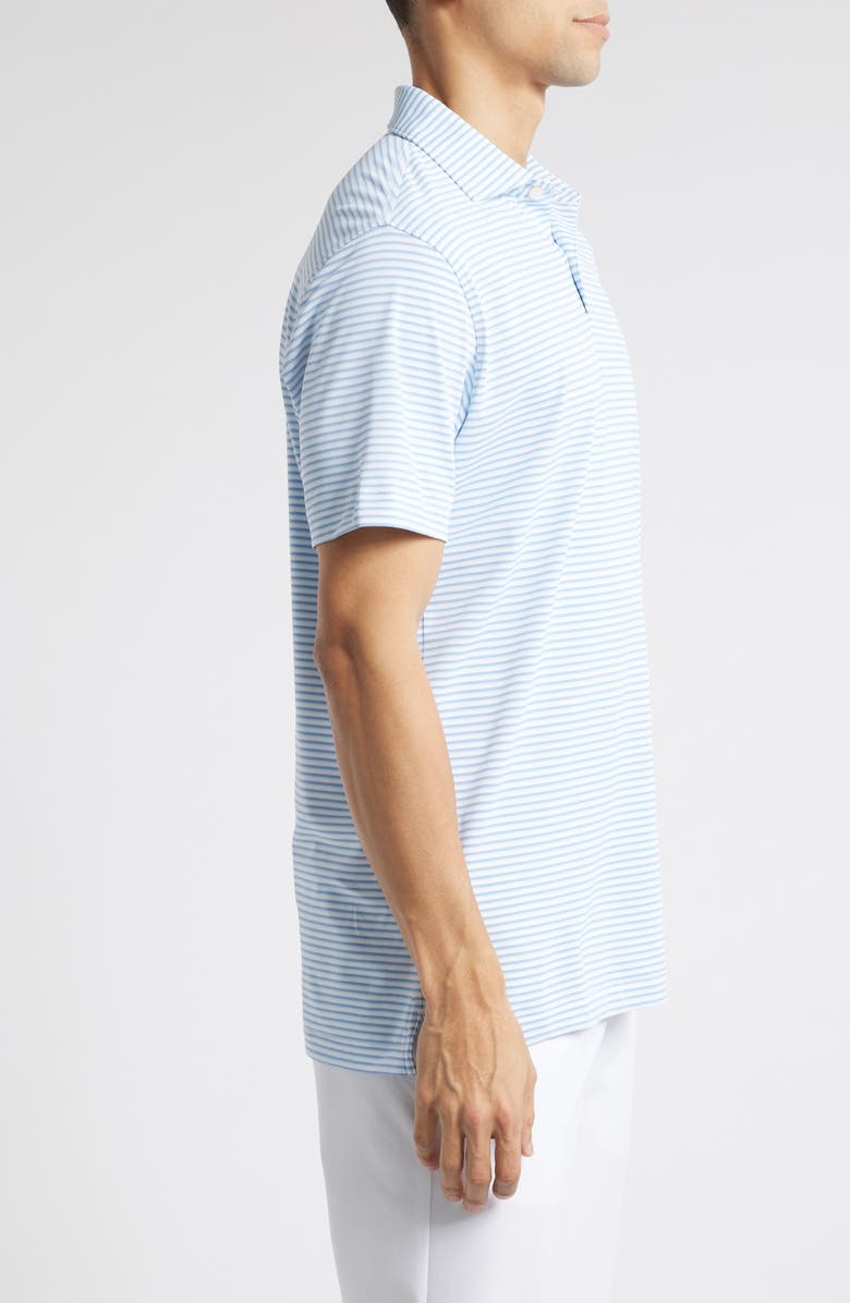 Peter Millar Crown Crafted Tempo Performance Polo, Alternate, color, White/ Angelite