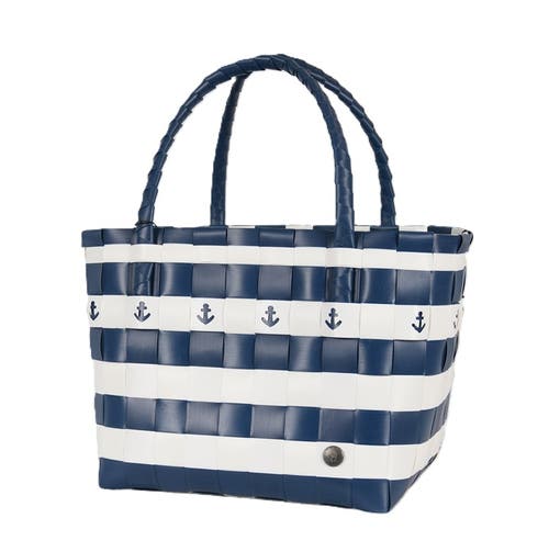 Handed By Paris Speciality Recycled Tote Bag In Anchor