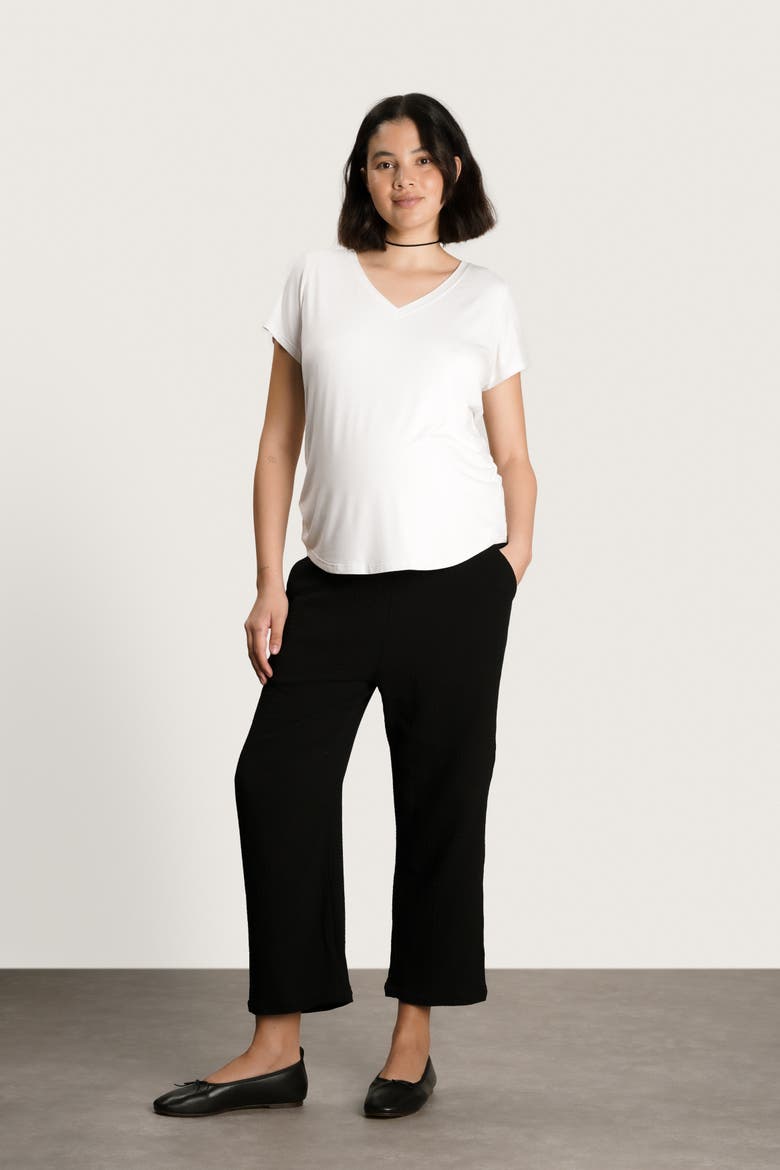 The Maternity & Nursing Tee, Alternate, color, White