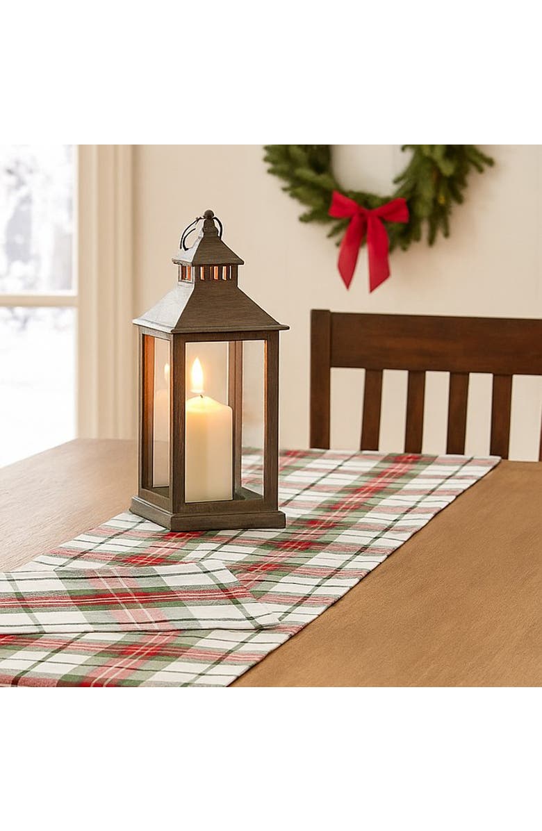 tag Christmas Red Green White Plaid Table Runner for Holidays, Alternate, color,