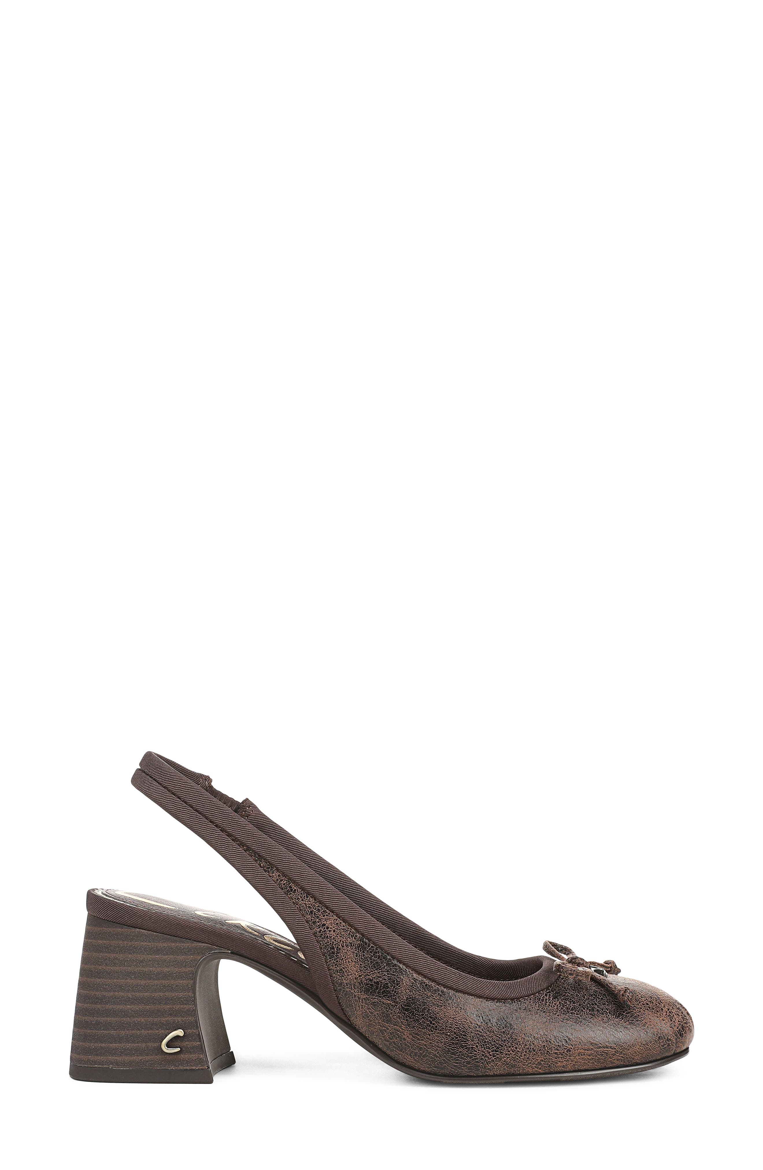 Diane Slingback Pump, Alternate, color, BLACK/ BROWN