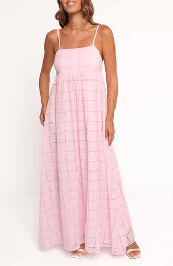 Petal & Pup Aliyah Cotton Eyelet Maxi Dress
