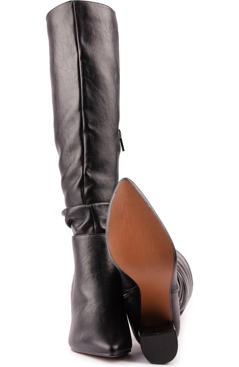 V.GAN LONDON Vegan Peach Knee-High Boots, Alternate, color, Black